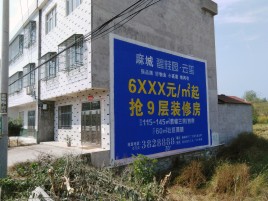 鹤壁墙体广告质量分析