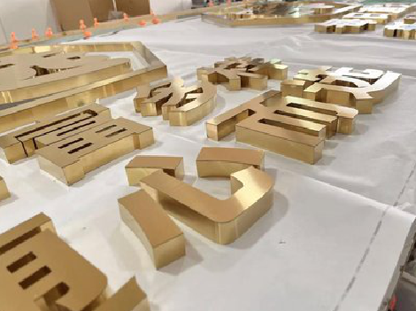 鹤壁拉丝不锈钢字的特点。