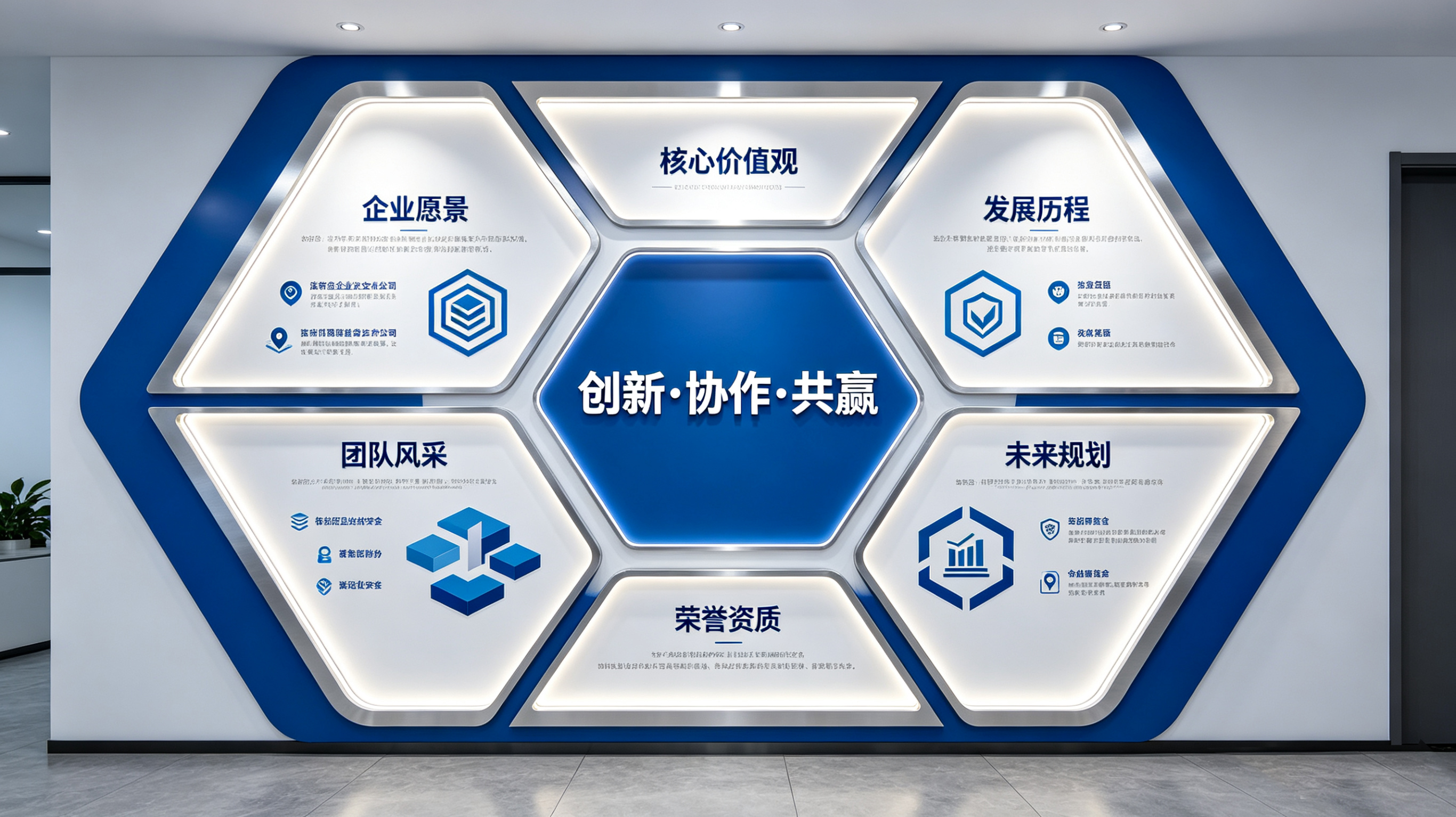 鹤壁企业文化墙六边形避坑指南（新手常犯5个错误）
